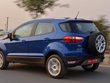 2017 Ford EcoSport petrol AT blue rear motion
