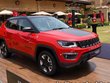 2019 Jeep Compass Trailhawk red front angle right