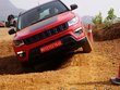 2019 Jeep Compass Trailhawk red front off-road action