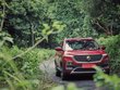 2019 MG Hector red front in forest