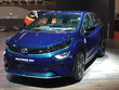 2020 Tata Altroz EV blue front angle