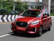 2019 Datsun Go CVT red front angle in action (1)