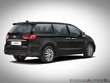 2020 Kia Carnival black rear angle