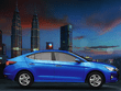 Hyundai elantra review blue side profile
