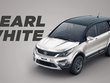 Tata Hexa exterior pearl white