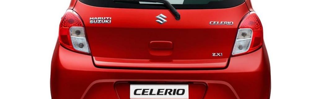 Maruti Suzuki Celerio 2018 red rear look