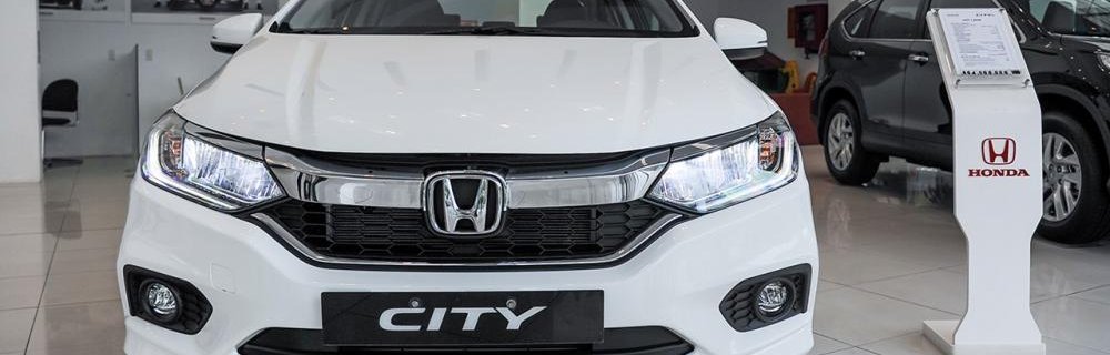 Honda City 2018 Exterior white colour front look