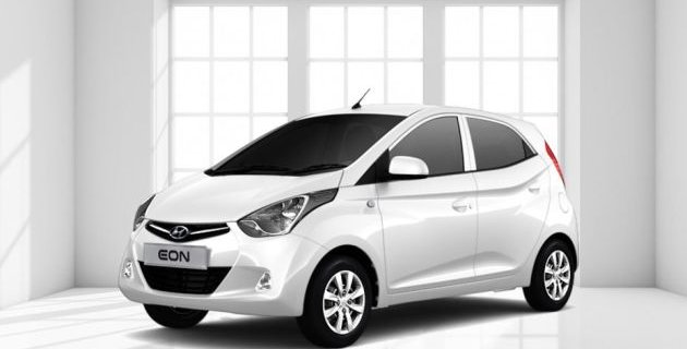 Hyundai Eon 2018 exterior front view white colour