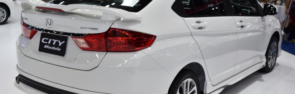 Honda City 2018 Exterior white colour rear look