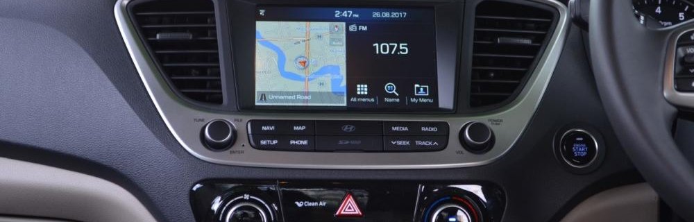 Hyundai Verna 2018 dashboard 