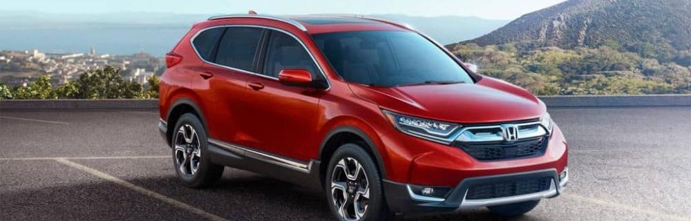 Honda CR-V 2018 red colour body look