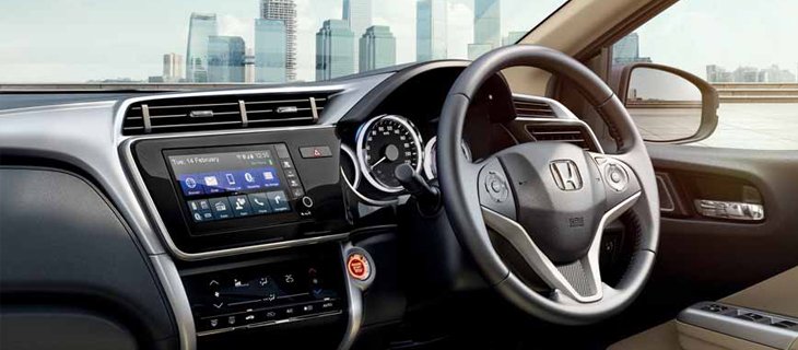 Honda City 2018 interior dashboard 