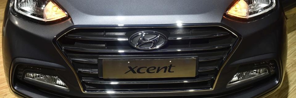 Hyundai Xcent 2018 chrome grill