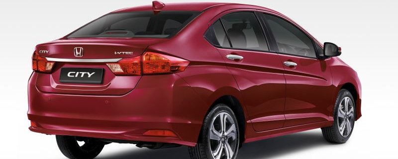 Honda City 2018 Exterior red colour rear look