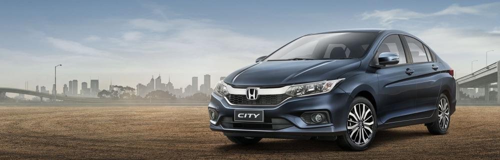 Honda City 2018 Exterior drak blue colour front look