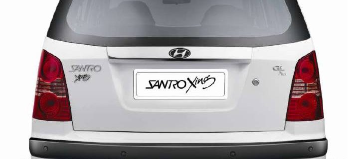 Hyundai Santro Xing 2018 rear look