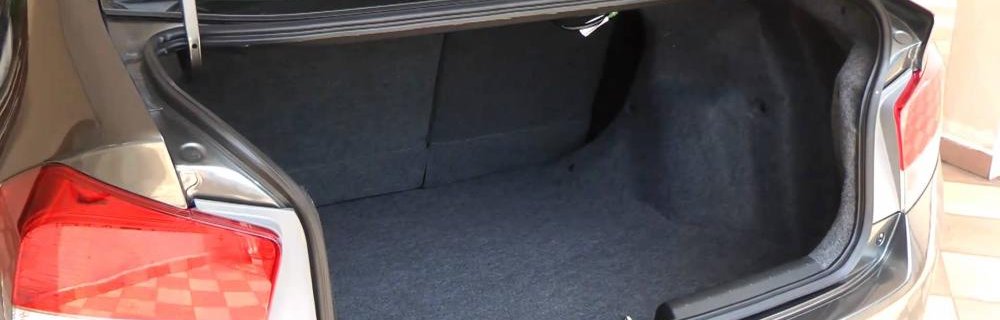 Honda City 2018 boot space