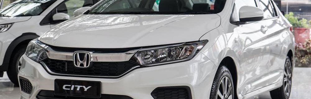 Honda City 2018 Exterior white colour front look