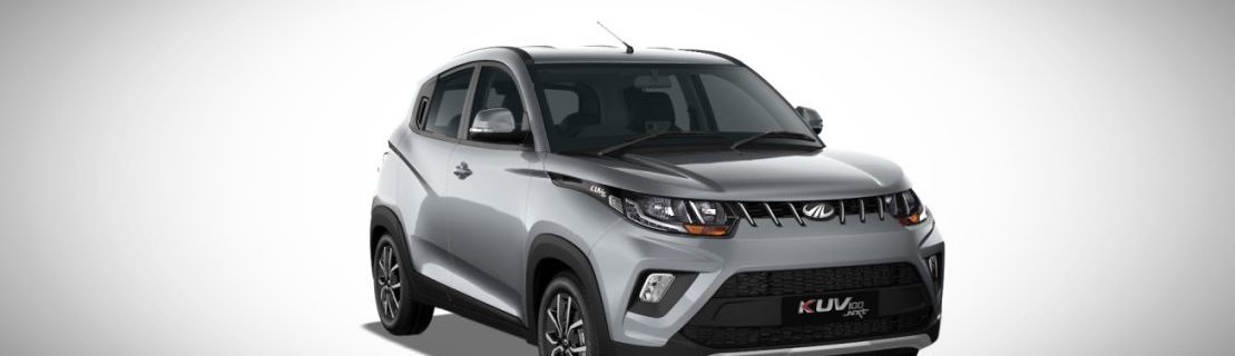 Mahindra KUV100 exterior silver colour