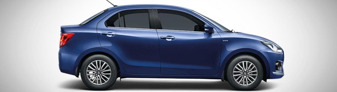 Maruti Suzuki Dzire 2019 exterior blue color