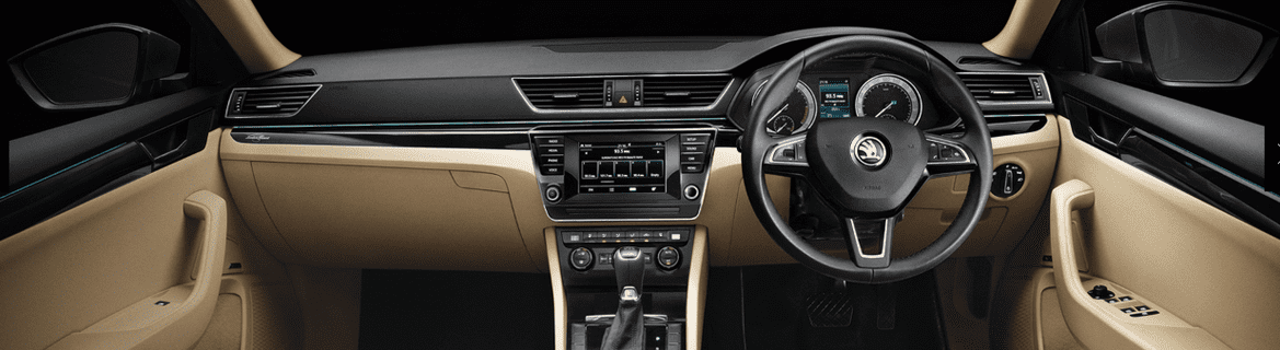 skoda superb 2019 India interior dashboard 