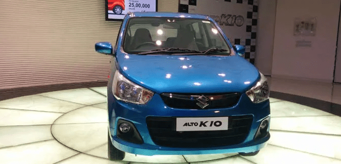 2019 Maruti Alto K10 blue front