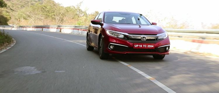 2019 Honda Civic read front angle