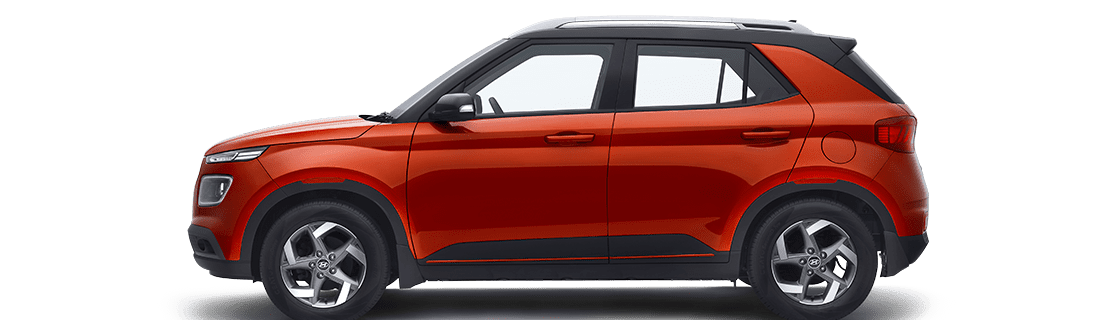 2019 hyundai venue lava orange dual tone