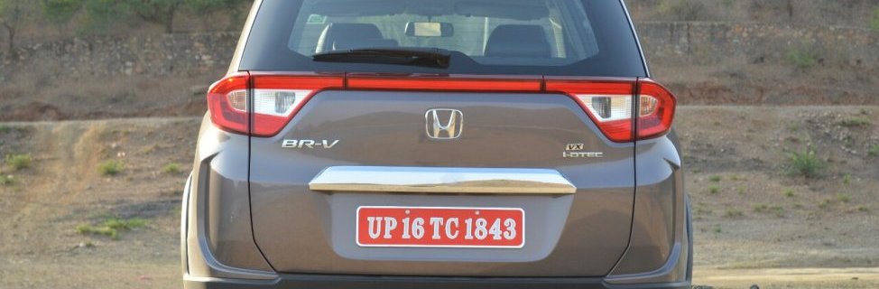 2016 Honda BR-V red rear