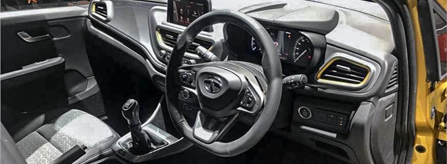 2019 Tata Altroz interior dashborad and front seats