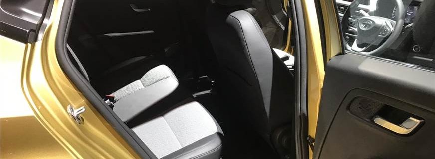 2019 Tata Altroz interior rear seat