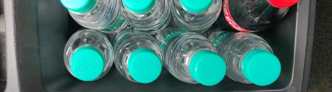 Bottles in Cooled Storage Compartment
