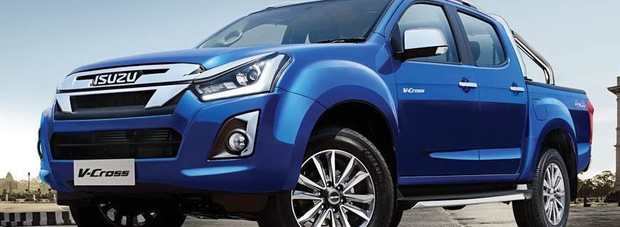 2019 Isuzu D-Max V-Cross front three quarters left side