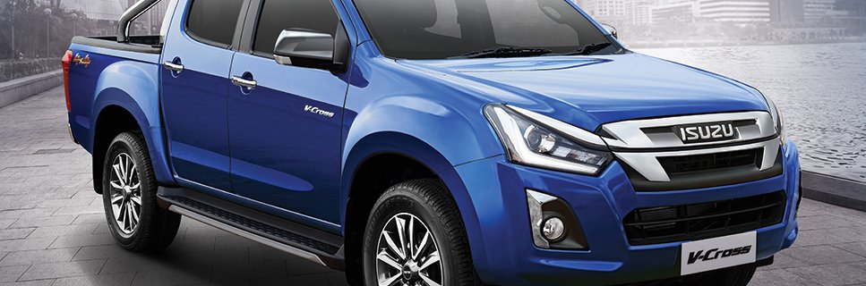 2019 Isuzu D-Max V-Cross front three quarters right side