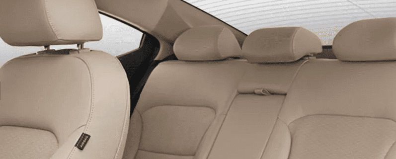 Hyundai elantra cabin passenger seats