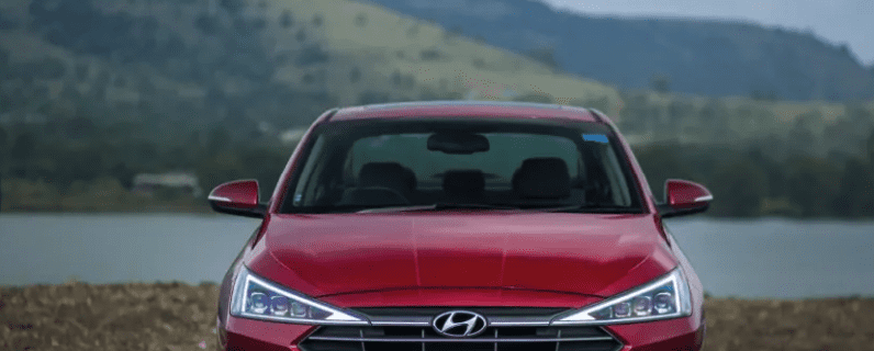 Hyundai elantra review red direct front