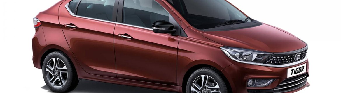 Tata Tigor exterior red colour