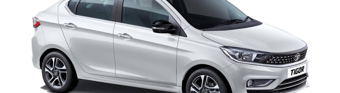 Tata Tigor exterior white colour