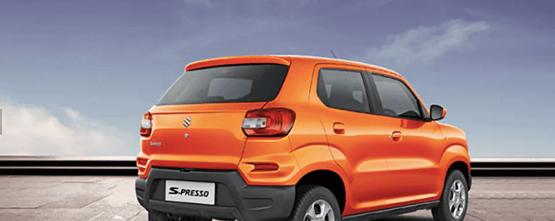 Maruti S-presso review rear three quarter left to right