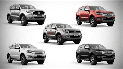 Ford Endeavour  review color option