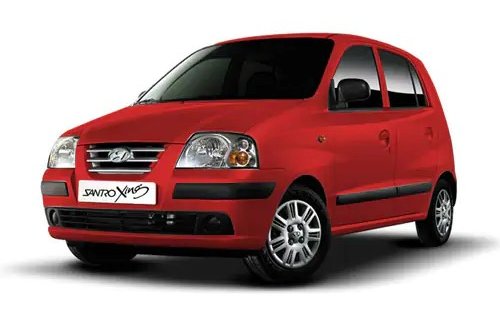 Hyundai Santro Xing maharajah red