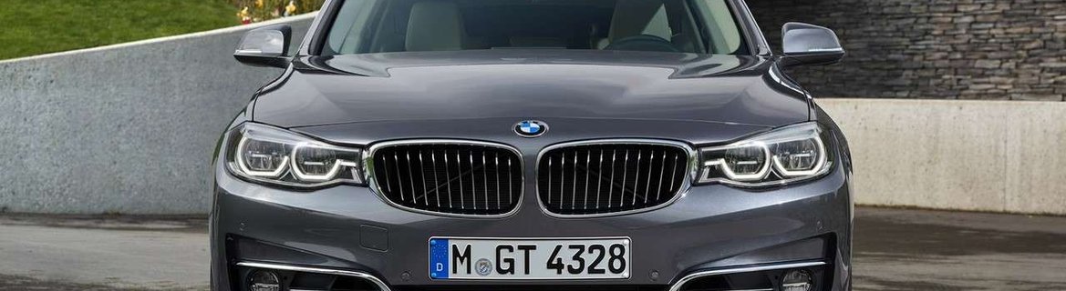 BMW 3 Series GT black front