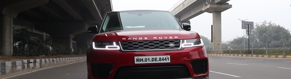 Range Rove Sport front angle