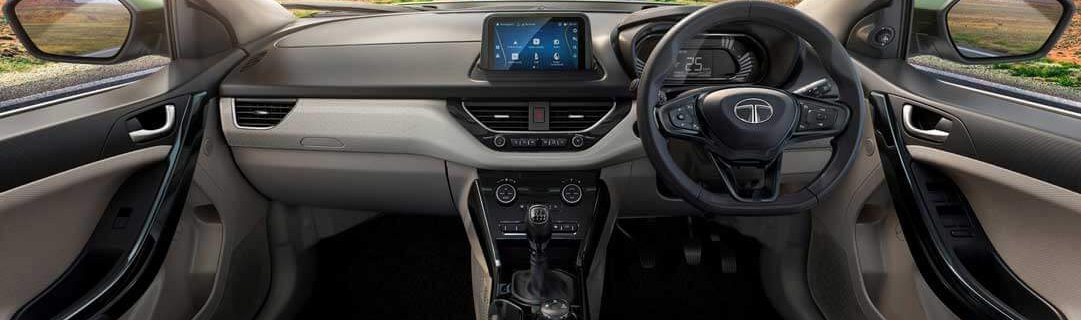 2020 Tata Nexon interior dashboard layout