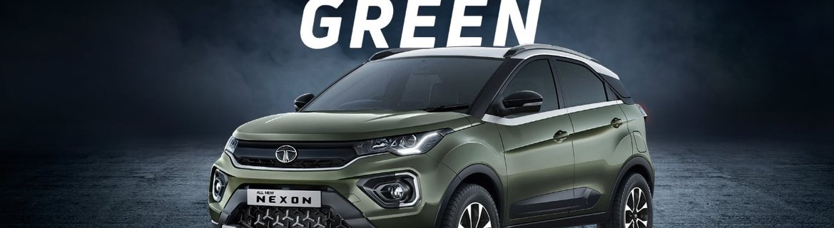 2020 Tata Nexon foliage green