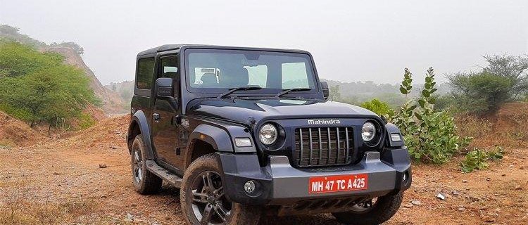 2020 mahindra thar front three quarters image 1