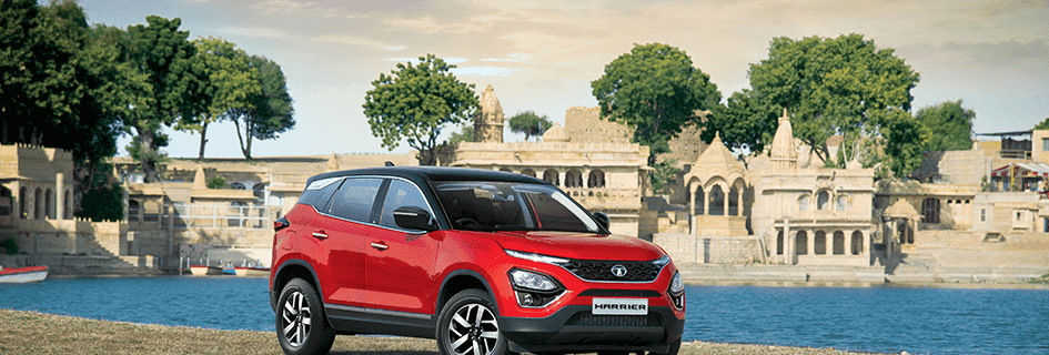 2021 Tata Harrier front three quarters