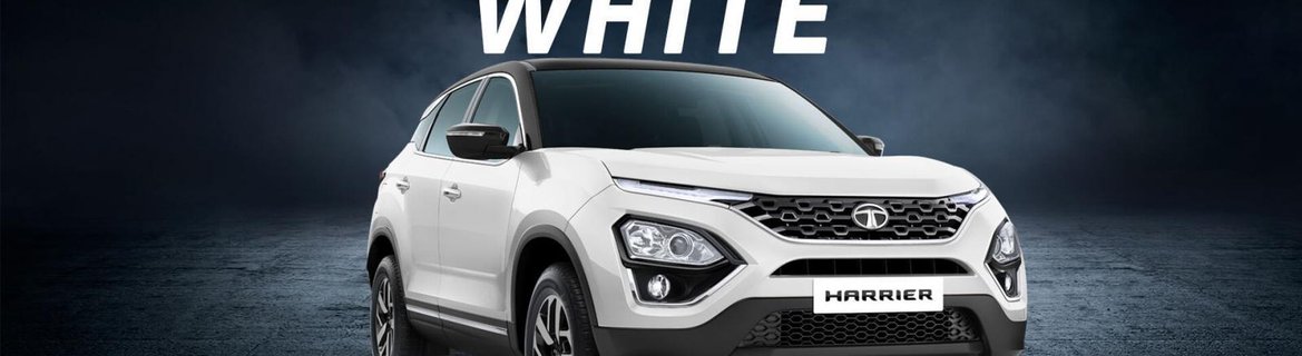 2021 Tata Harrier orcus white