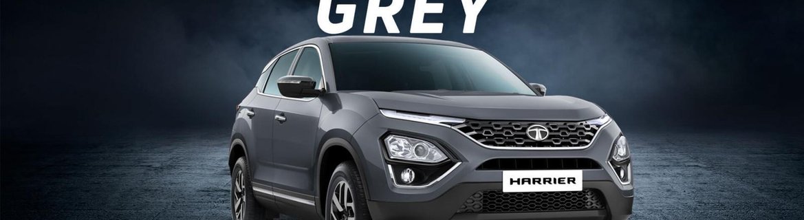 2021 Tata Harrier telesto grey