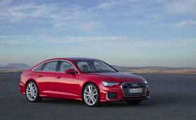 2019 Audi A6 red front view